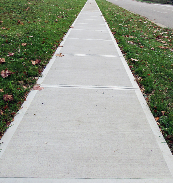 concrete sidewalk